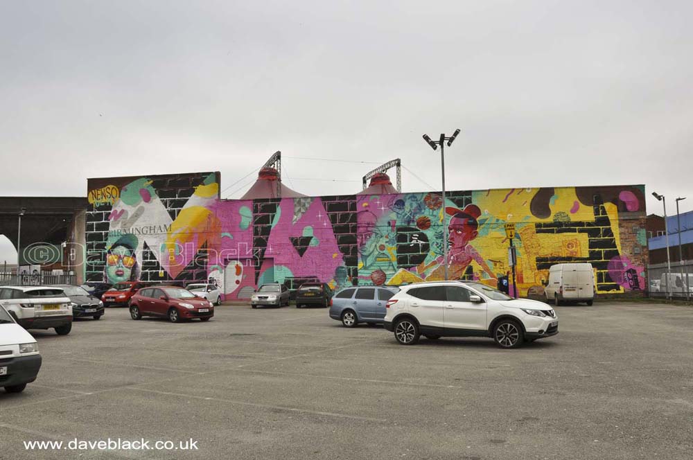 Birmingham Made Artwork Artwork At The Back Of Heath Mill Car Park 2017
