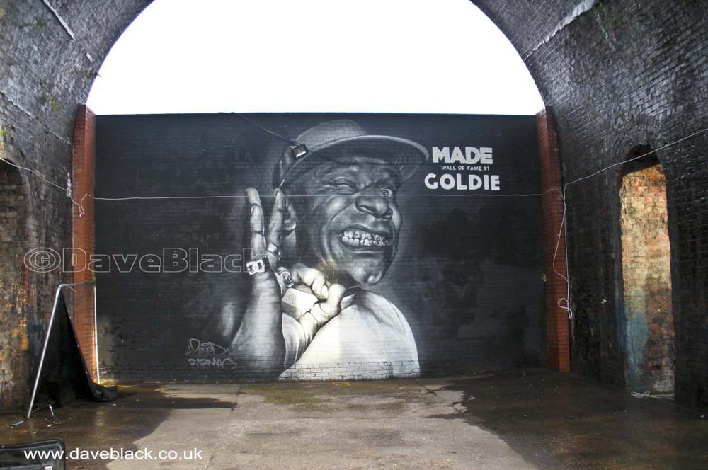 Artwork In The Heath Mill Lane Car Park Extension