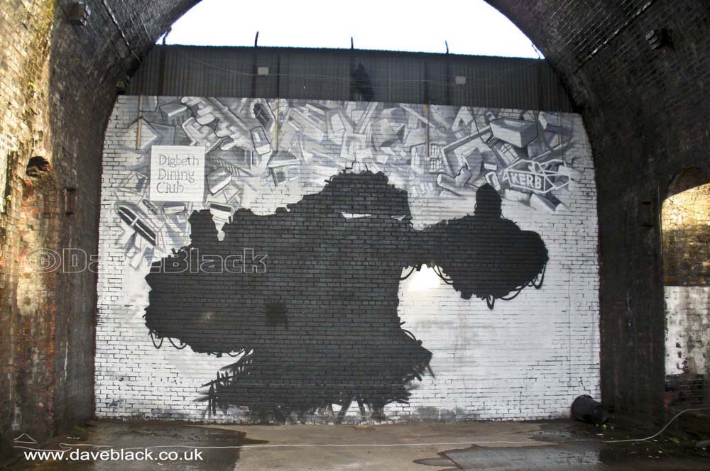Artwork In The Heath Mill Lane Car Park Extension