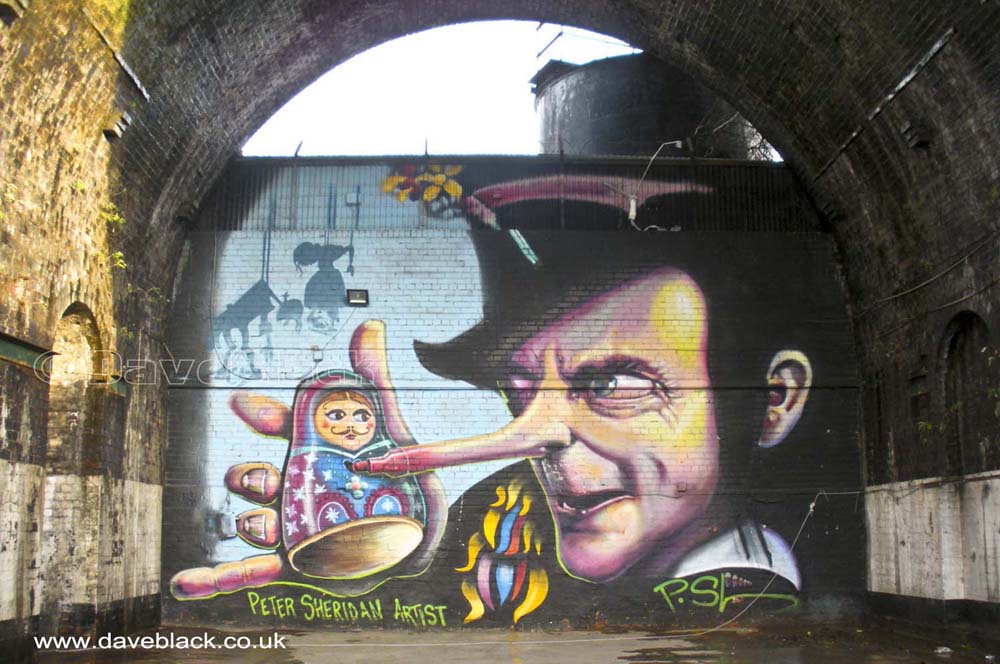 Artwork In The Heath Mill Lane Car Park Extension