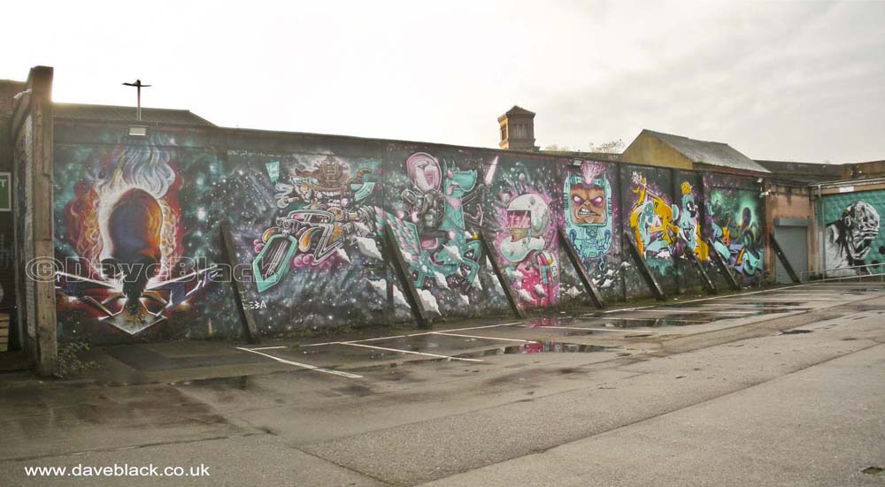 Artwork In The Heath Mill Lane Car Park Extension Artwork In The Heath Mill Lane Car Park Extension