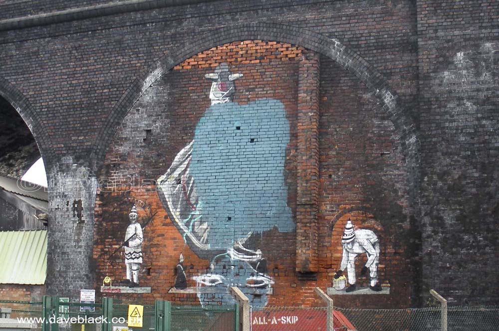 Defaced Artwork? Defaced Artwork On Allcock Street