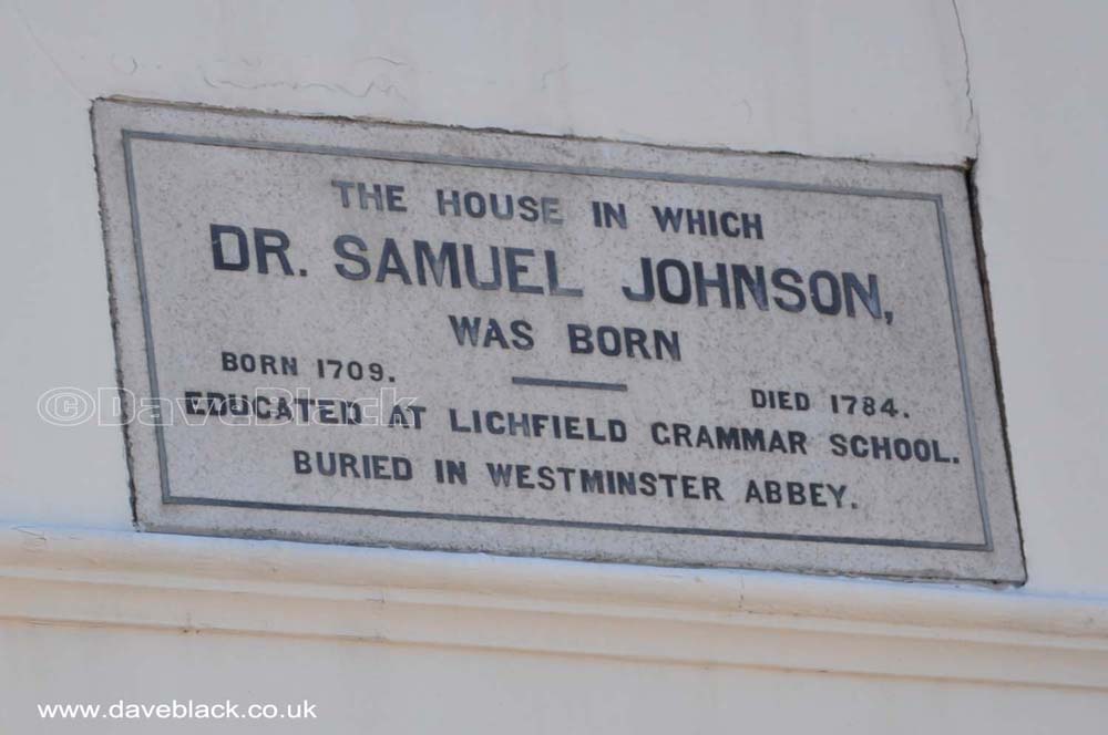 Stone Plaque Dedication To Doctor Samuel Johnson Stone Plaque Dedication To Doctor Samuel Johnson