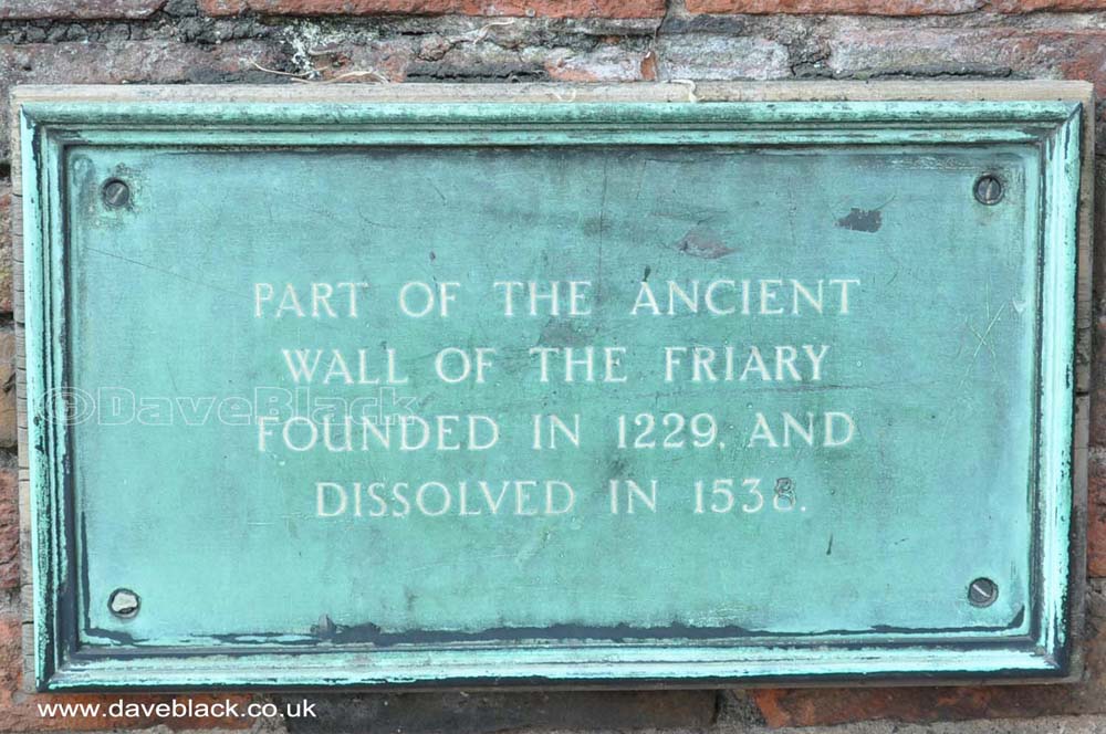 Information About The Remains Of The Friary Wall Information About The Remains Of The Friary Wall