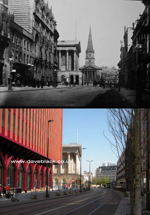 Paradise Street, with Christ Church in the distance