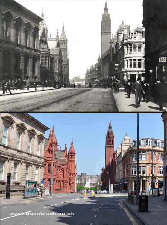 Corporation Street Corporation Street with the law courts in view