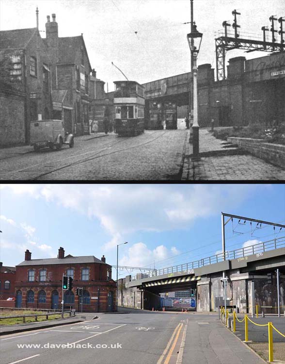 Rail Bridge Over Fazeley Street The rail bridge over Fazeley Street at the junction with New Canal Street