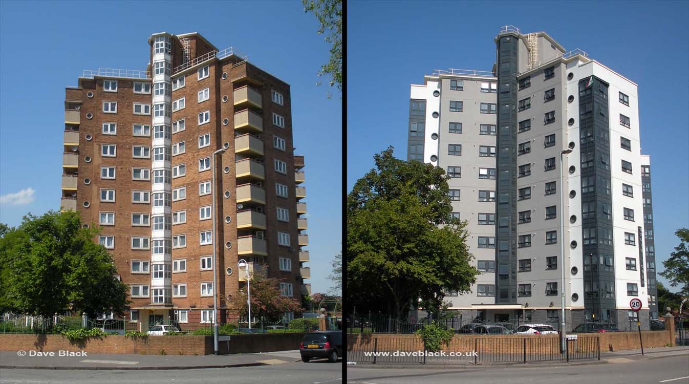 South Tower South Tower, One of the oldest tower blocks in Birmingham