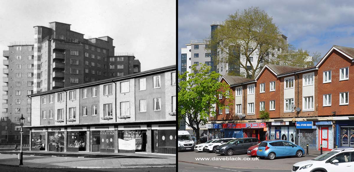 Shops on Duddeston Mill Road Shops at the corner of Duddeston Mill Road and Melvina Road