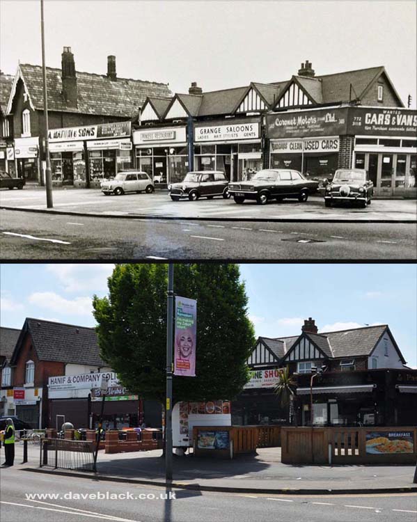 Coventry Road and Whitmore Road Corner Whitmore Road and Coventry Road Corner showing Maturi's and the grange saloons hairdressers