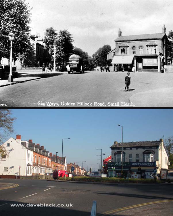 Six Ways, Golden Hillock Road Six Ways, Golden Hillock Road